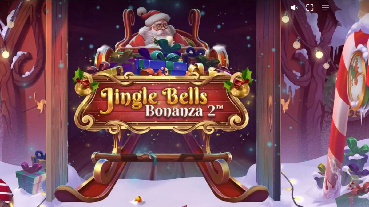 Jingle Bells Bonanza 2 festive slot game interface